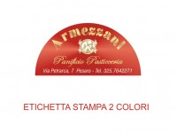 Etichette adesive per pasticcerie, bar, panetterie e gelaterie (mm 40x20)  (cod.34/I )